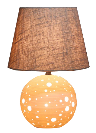 Lampe en porcelaine planète