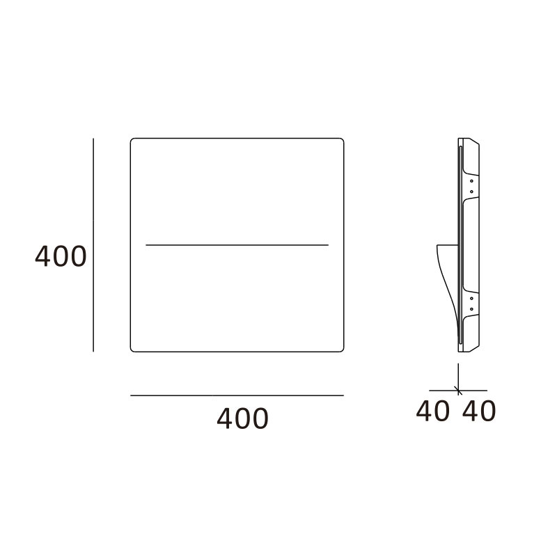 Applique ZIRCON dimensions