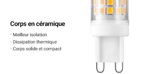 composition ampoule led 