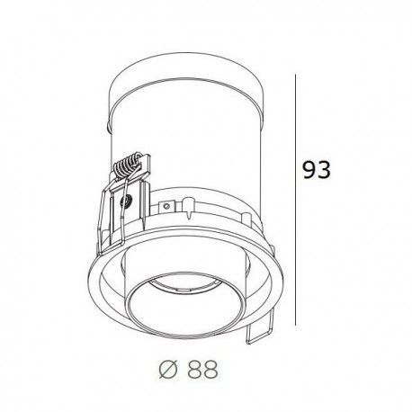 dimensions spot extractible