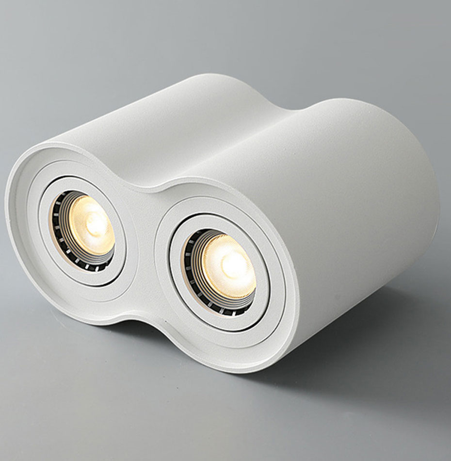 support mini blanc double orientable