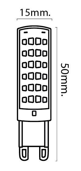ampoule G9 6w 360º