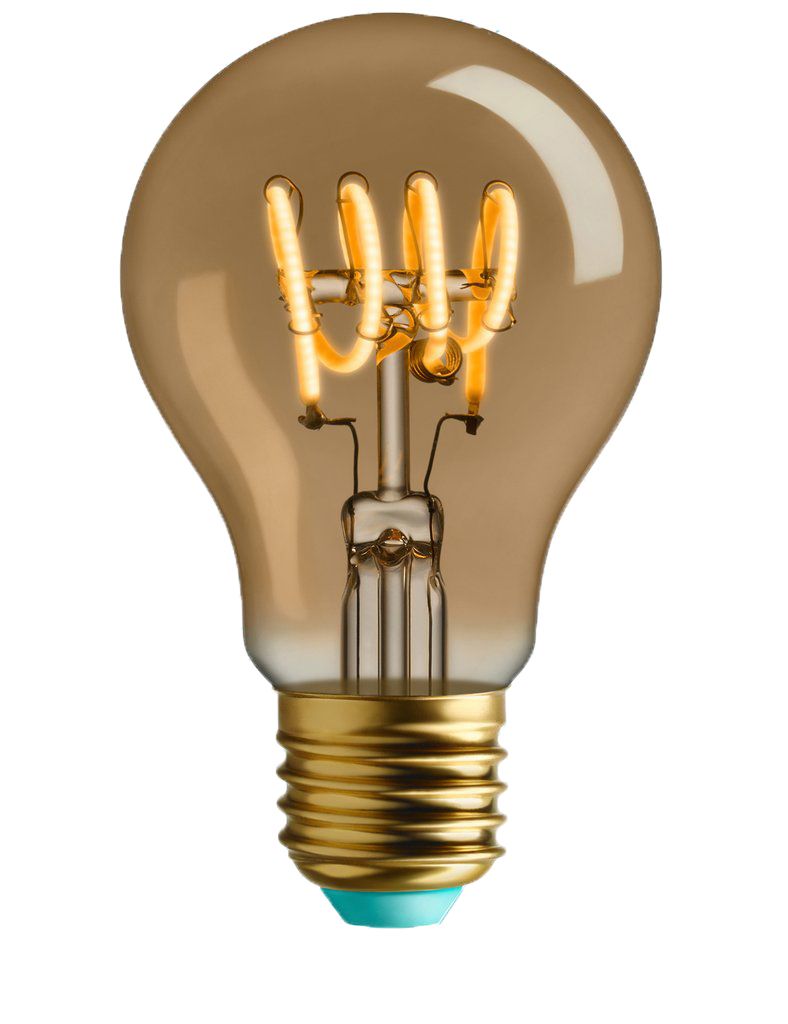 ampoule filament LED spirale
