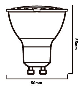 ACHETER Ampoule LED GU10 6W - SAMSUNG GLASS Opciones GU10