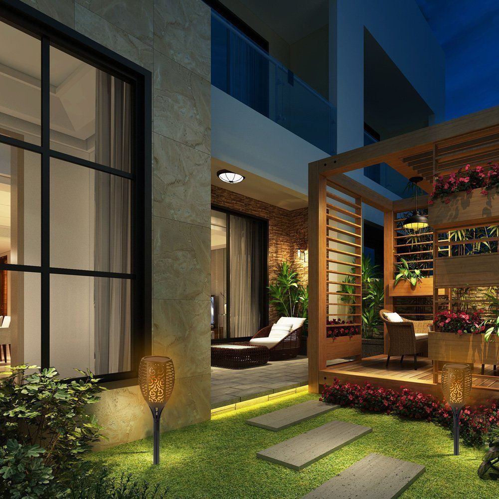 flambeau solaire jardin 