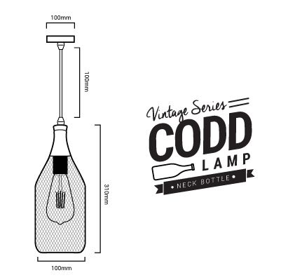 Lampe bouteille codd