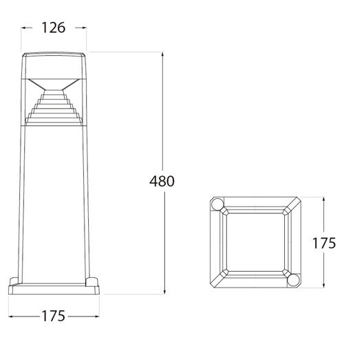 borne fumagalli Ester 50 dimensions