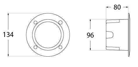 dimensions fumagalli leti 100 round