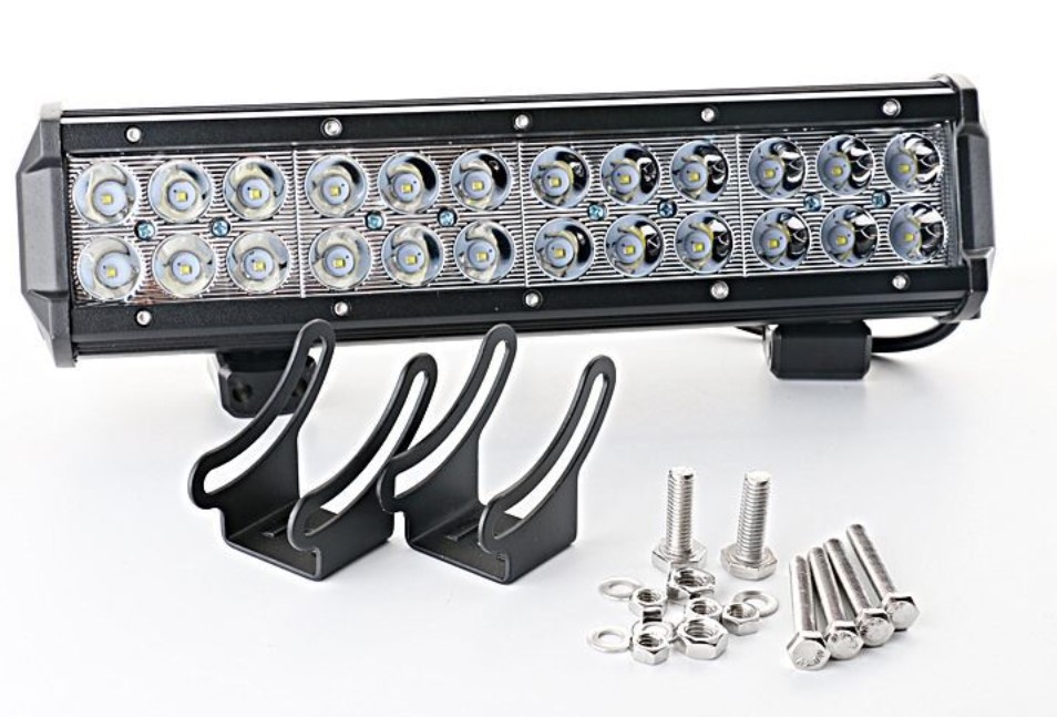 Barre LED pour 4x4 machine, automobile et bateau 72W - 30º