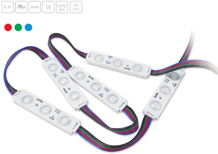 modules RGB pour lightbox