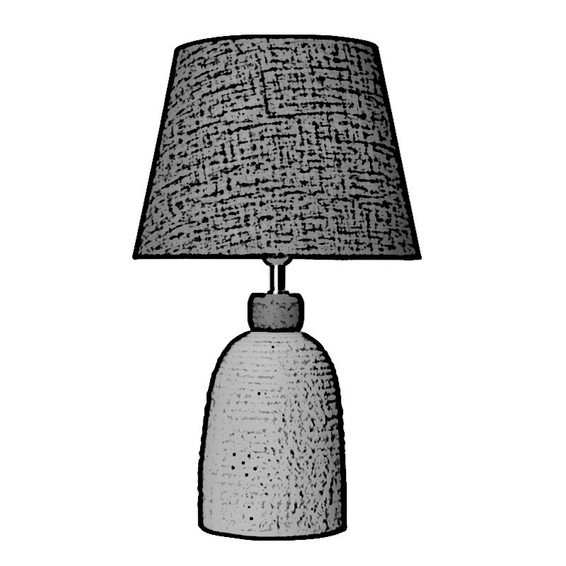 lampe de table naturelle E27 céramique
