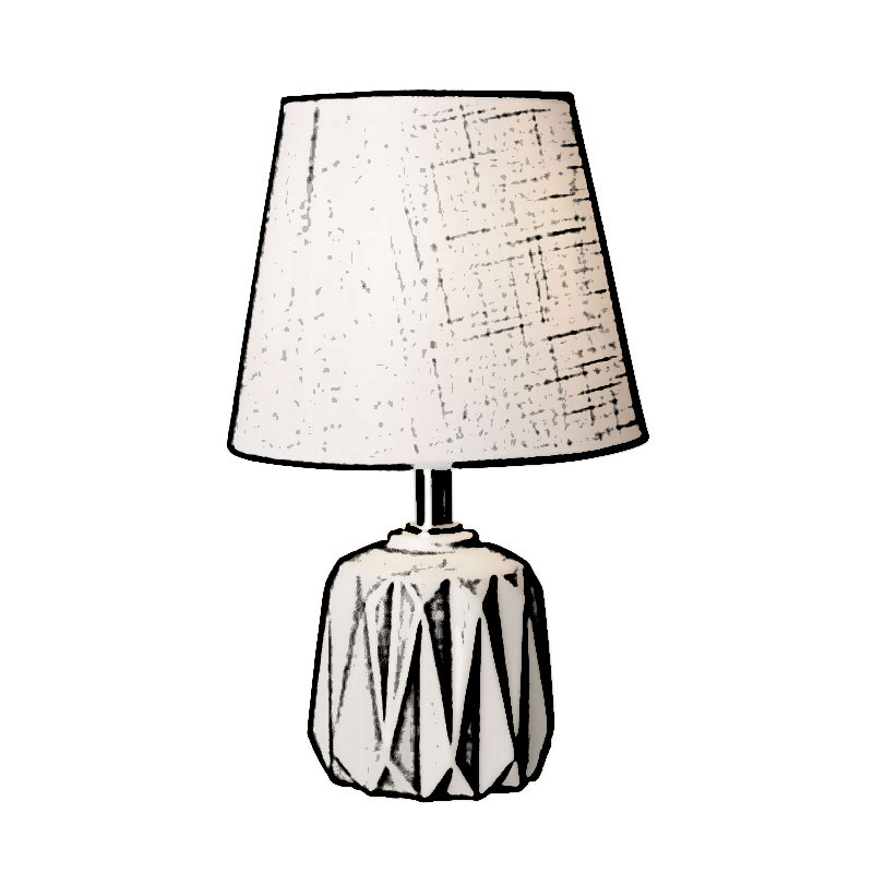 dessin lampe de table