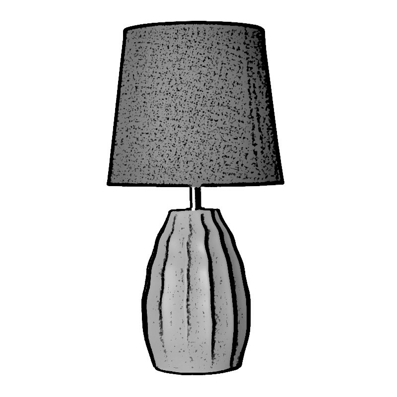 dessin lampe de table