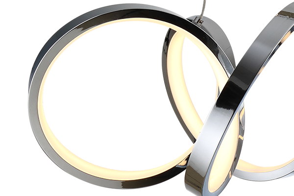 détails suspension LED 38W