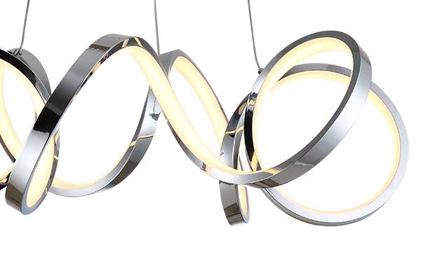 Lampe de suspension futuriste LED 