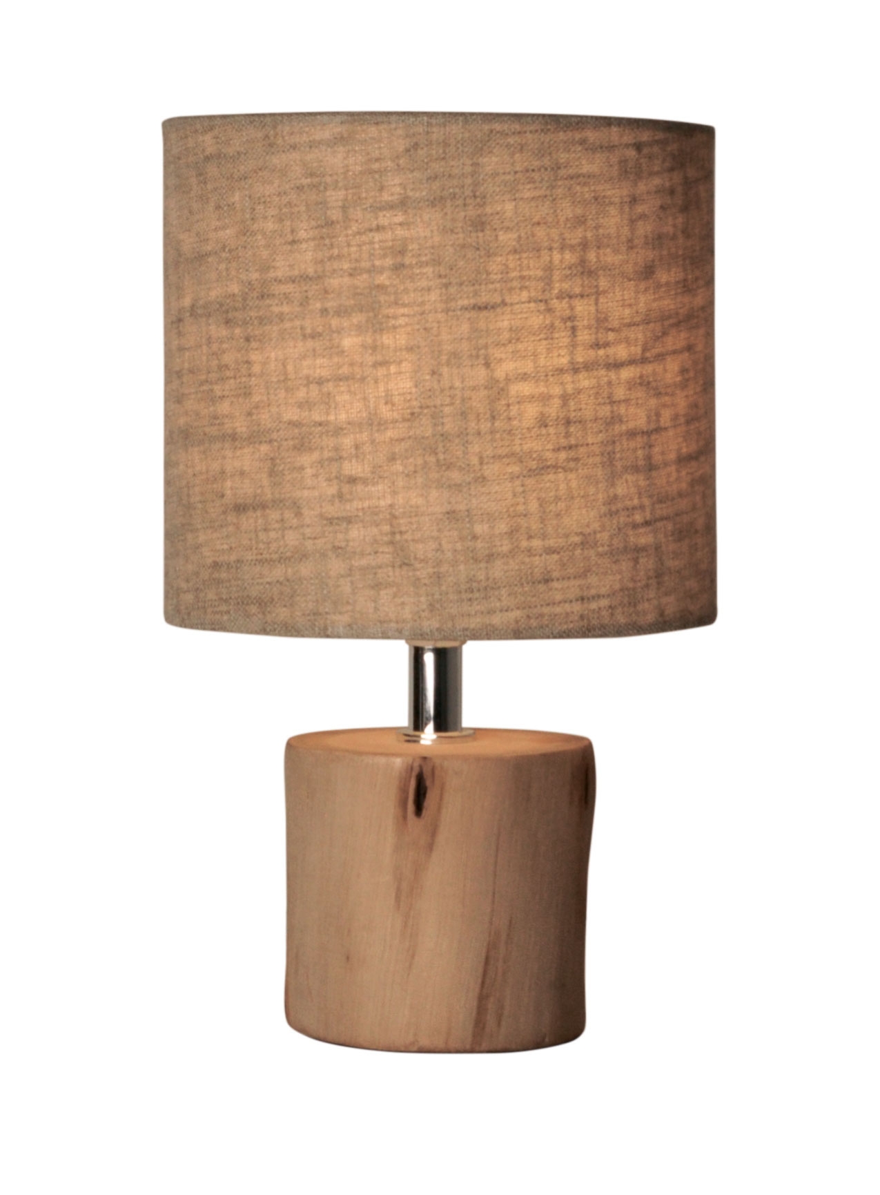 Lampe de table bois E14
