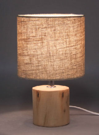 Lampe décorative bois 
