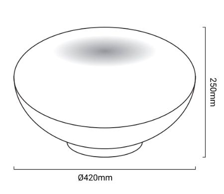 Lampe de table vesta dimensions