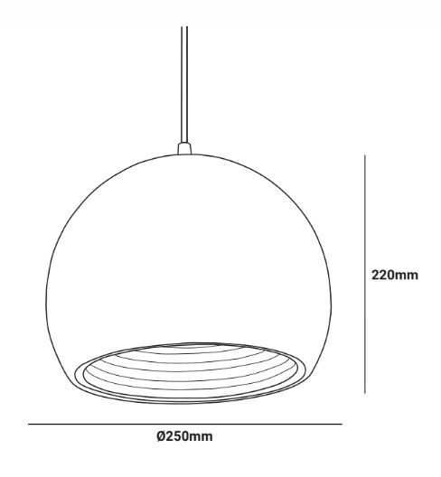 suspension caly dimensions