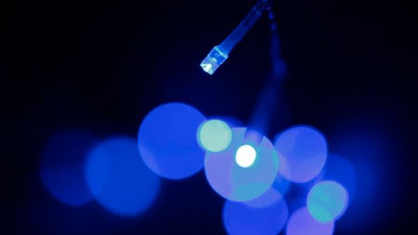 guirlande lumineuse LED bleu