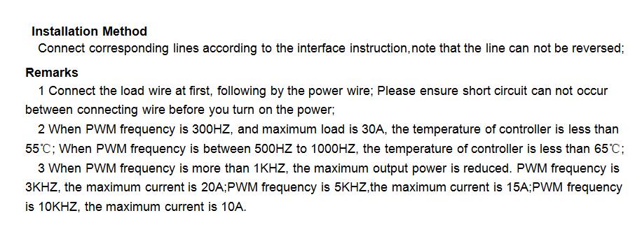 installation variateur intensité fréquence pwm
