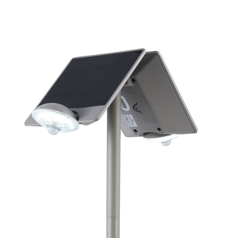 Lampadaire d'extérieur solaire avec capteur de lumière, intensité variable  RVB et blanc chaud, lampe sur pied sans fil, rechargeable par USB,Lampes  solaires LED pour terrasse,Jardin : : Luminaires et Éclairage
