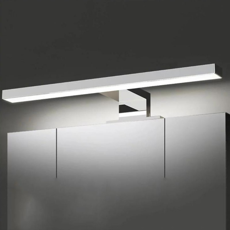 YIQAN 30cm led miroir lumière 4000k led miroir avec éclairage pince lumière éclairage salle de bain lampe salle de bain lampe IP44 miroir éclairage netural blanco 