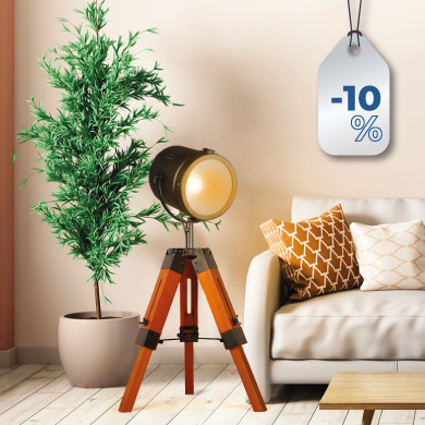 Lampe sur pied ou de table avec trépied