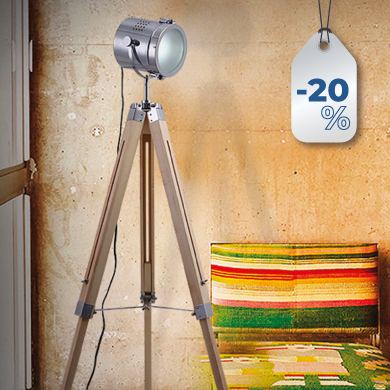 Lampe sur pied vintage