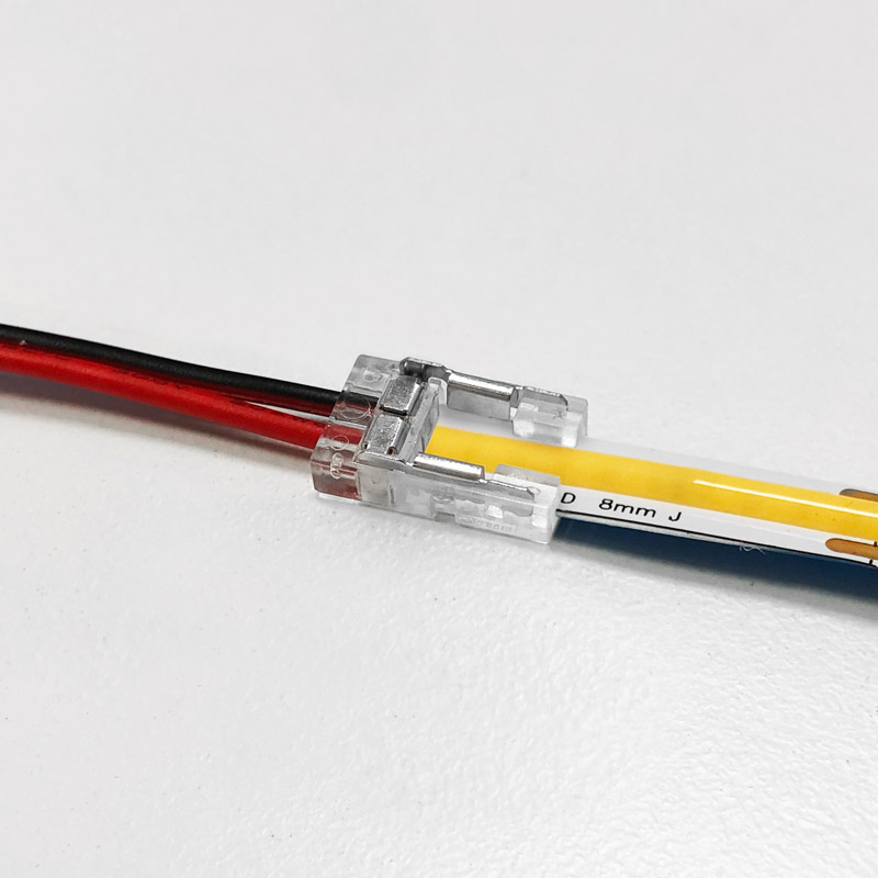 Cable de connexion précablé ruban led unicolore 10mm | Connecteurs