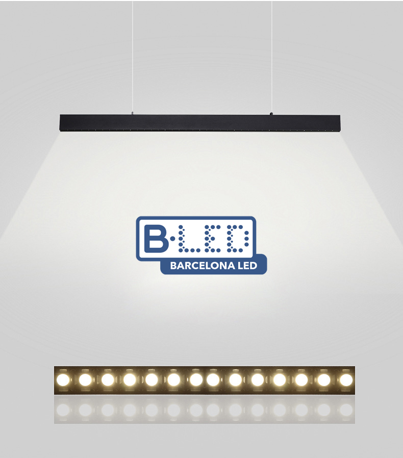 Éclairage de plafond de bureau à LED sans éblouissement 2x2 148lm/W UGR16.5  23W, éclairage sain, Éclairage LED personnalisé : des solutions uniques  sur mesure pour des espaces distinctifs