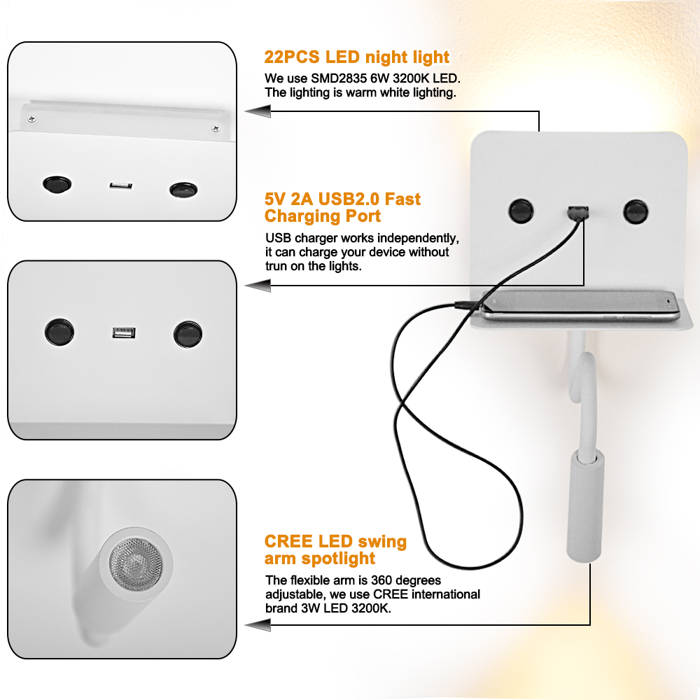 Applique LED slange discription