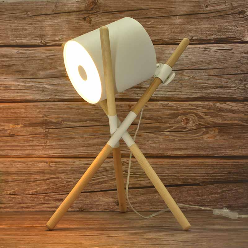 lampe de table bois