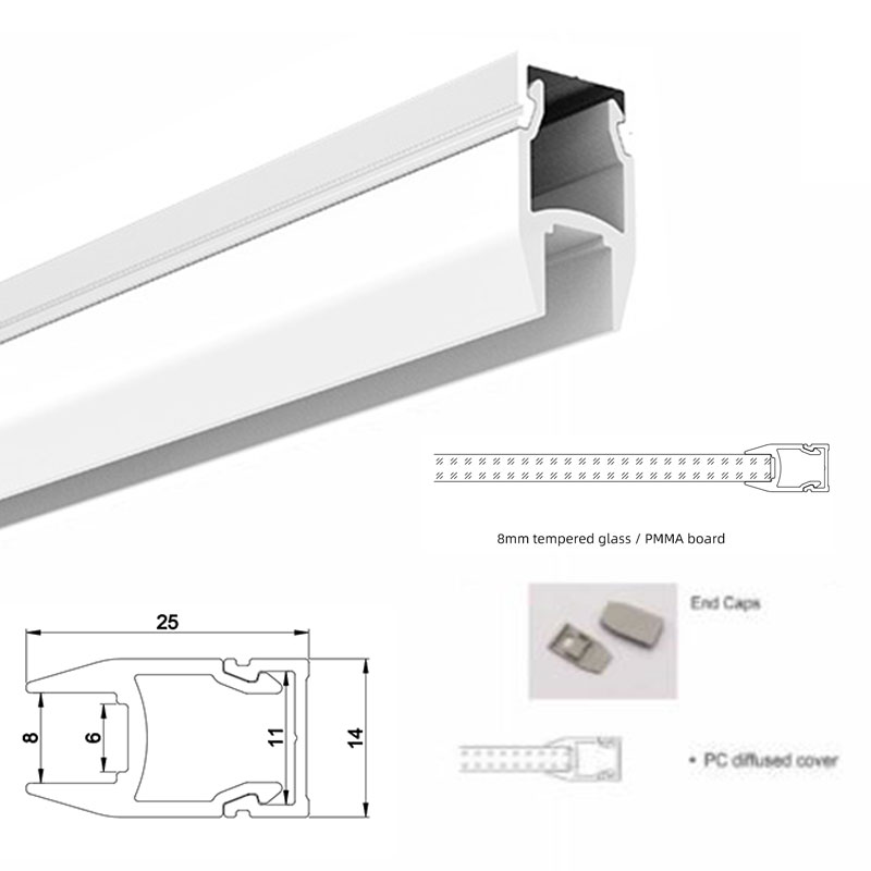 profilé aluminium vitrine