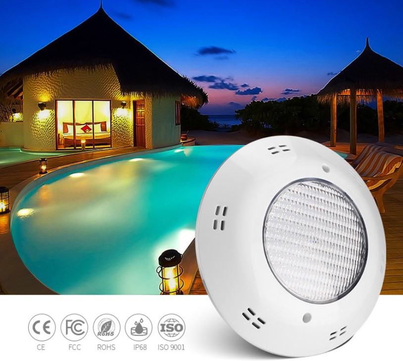 Spot LED Piscine en Saillie Submersible 12V DC IP68 20W - Ledkia