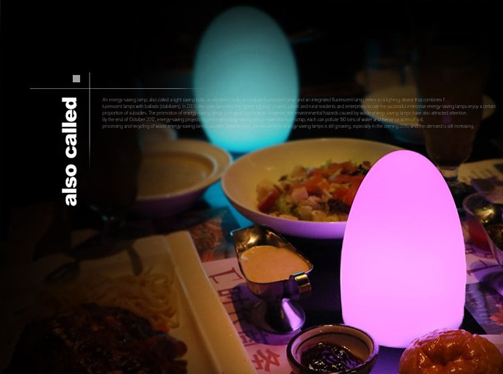 Lampe de table multicolore