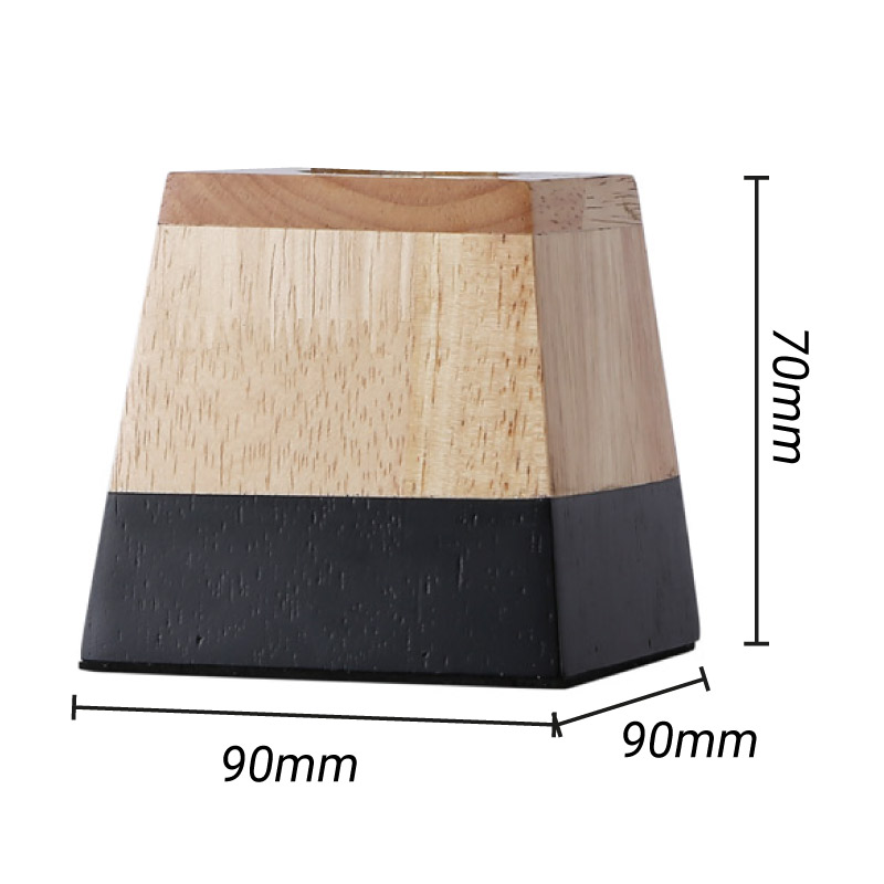 dimensiones lámpara de mesa de madera