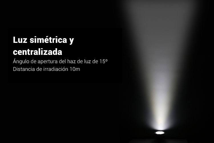 apertura haz de luz