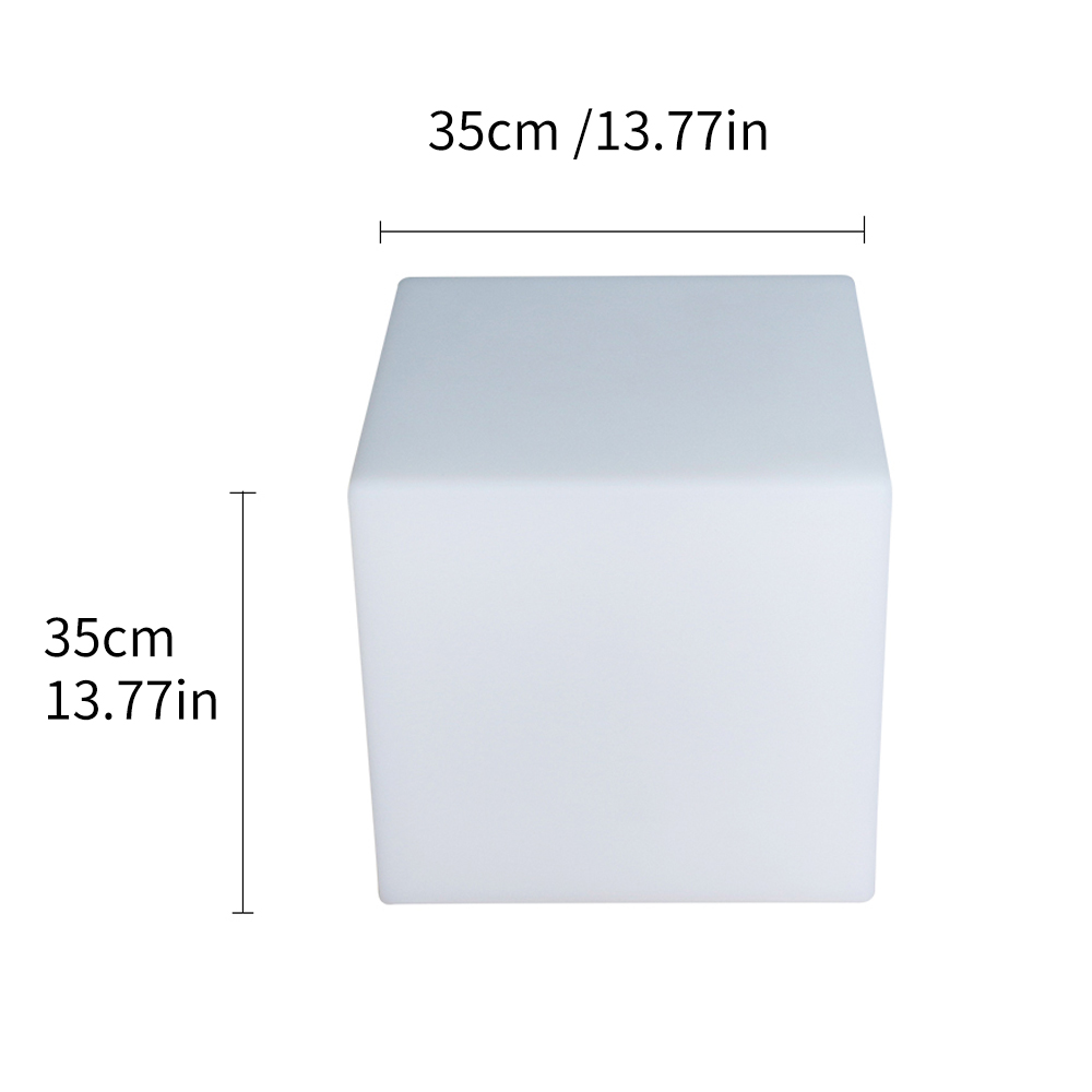 dimensions cube LED