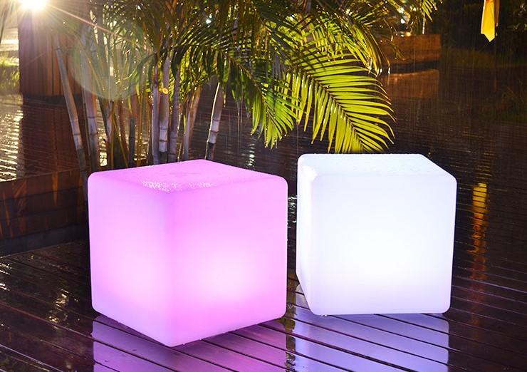cube lumineux LED