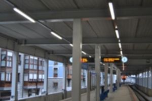 luminaire led étanche gare