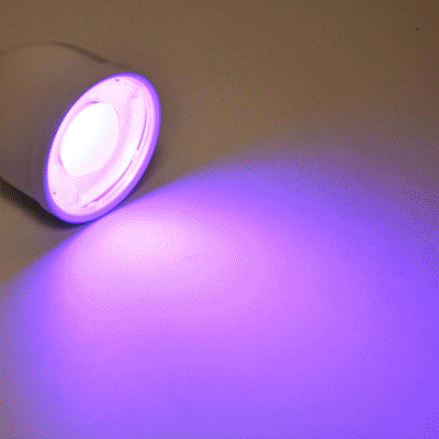 ampoule rgbw led GU10 changement couleurs