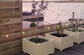 spots led blanc chaud terrasse