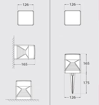 dimensions piquets jardin 