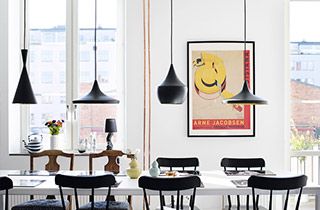 suspension noire tom dixon 