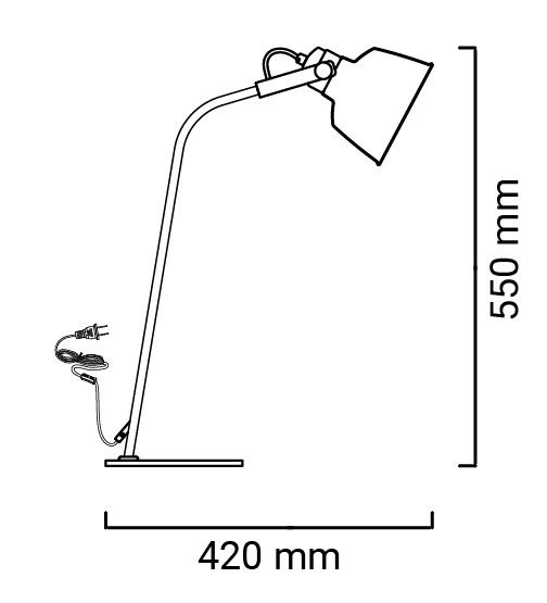 lampe kukka dimensions