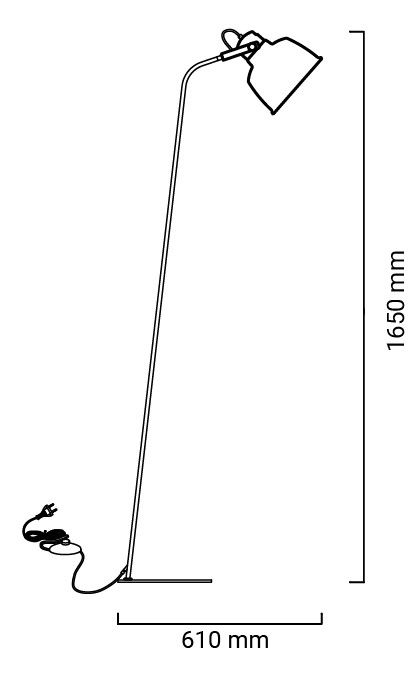 lampe kukka dimensions