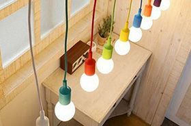 suspension silicone colorée