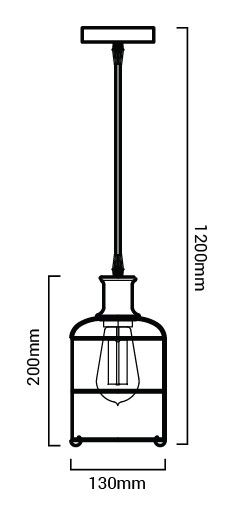 Suspension tarabilla dimensions