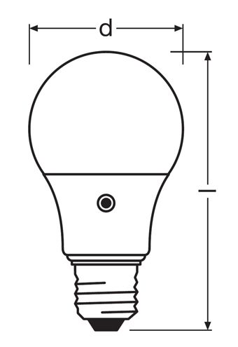 ampoule led E27 Osram 